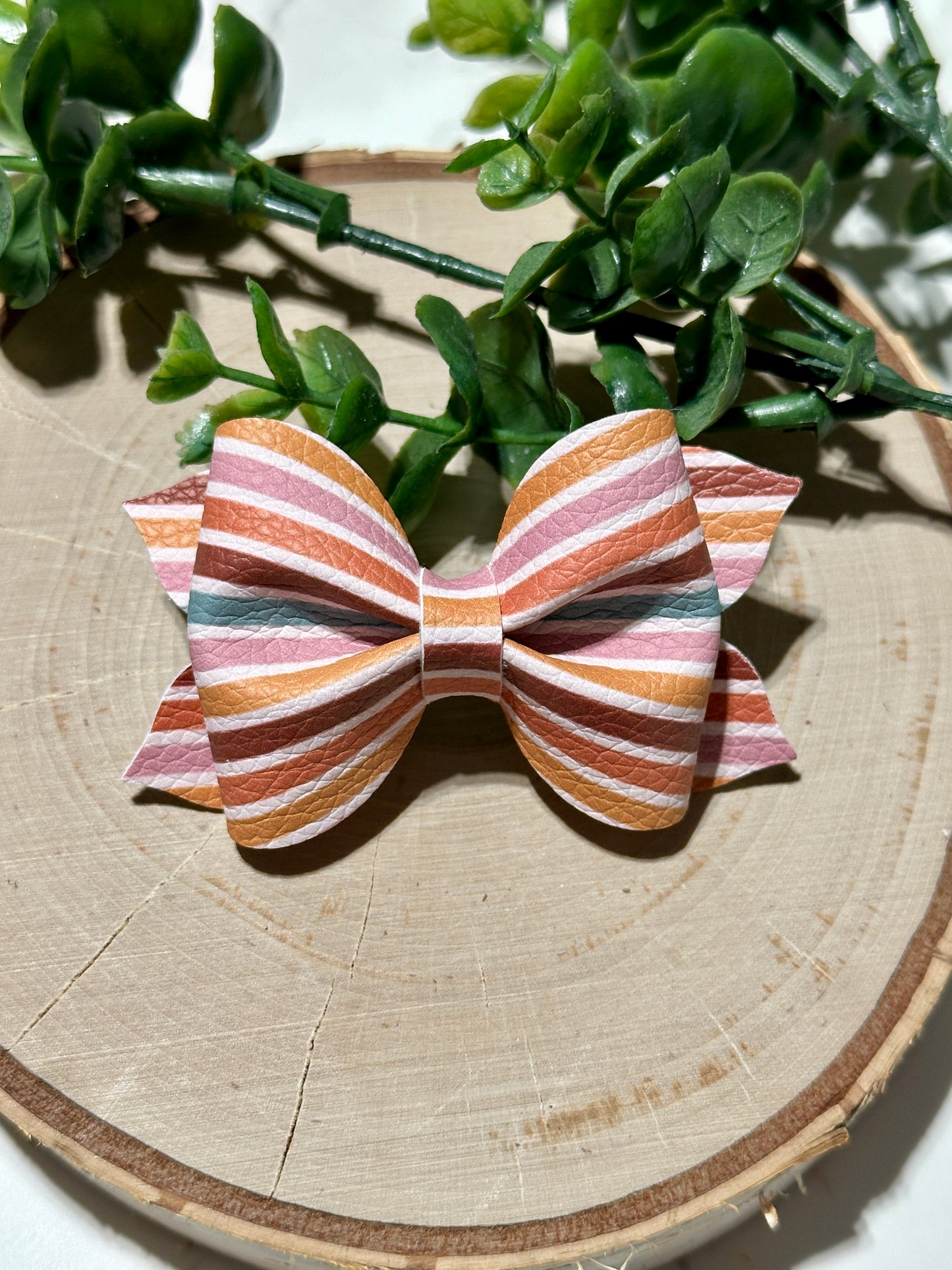 Fall Boho Collection - 3” Pinched Hairbow