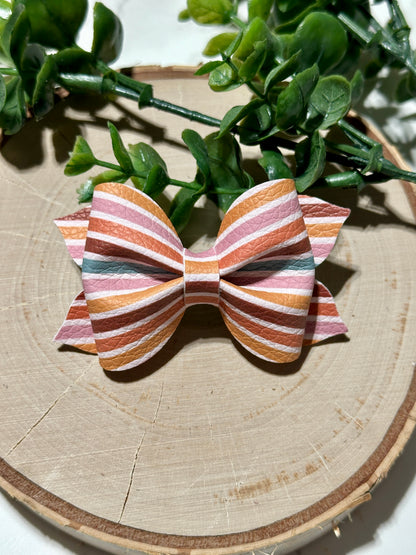 Fall Boho Collection - 3” Pinched Hairbow