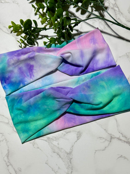 Purplish Ombre Twist Headband