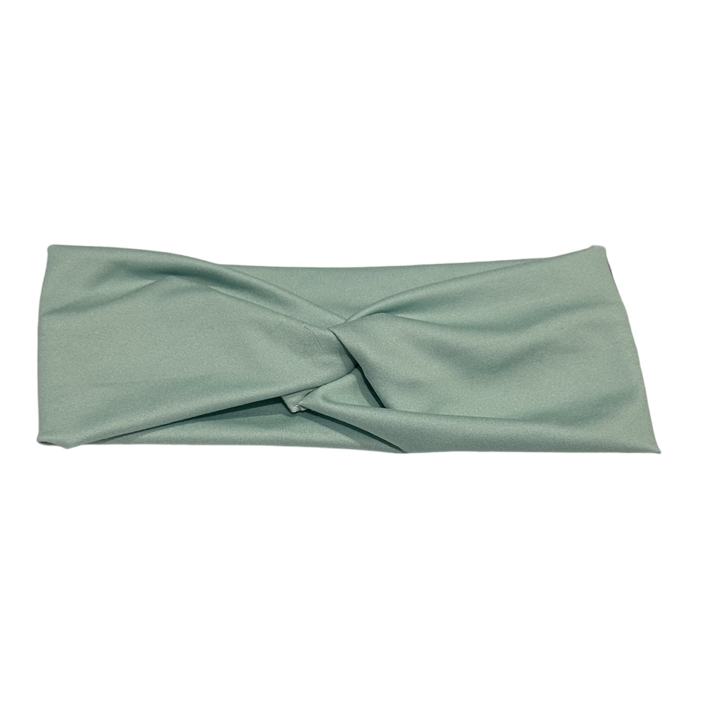 Solid Green/Blue Twist Headband