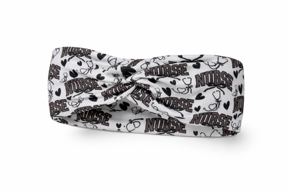 Nurse Leopard Twist Headband