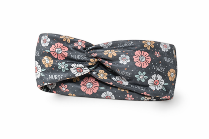 Gray Nurse Twist Headband