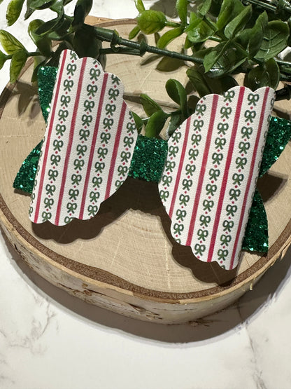 Small Bow Christmas Hairbow