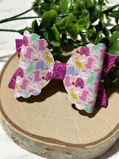 Girly Dinosaur Hairbow