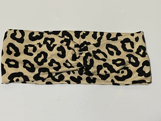 Earthy Colors - Leopard Twist Headbands