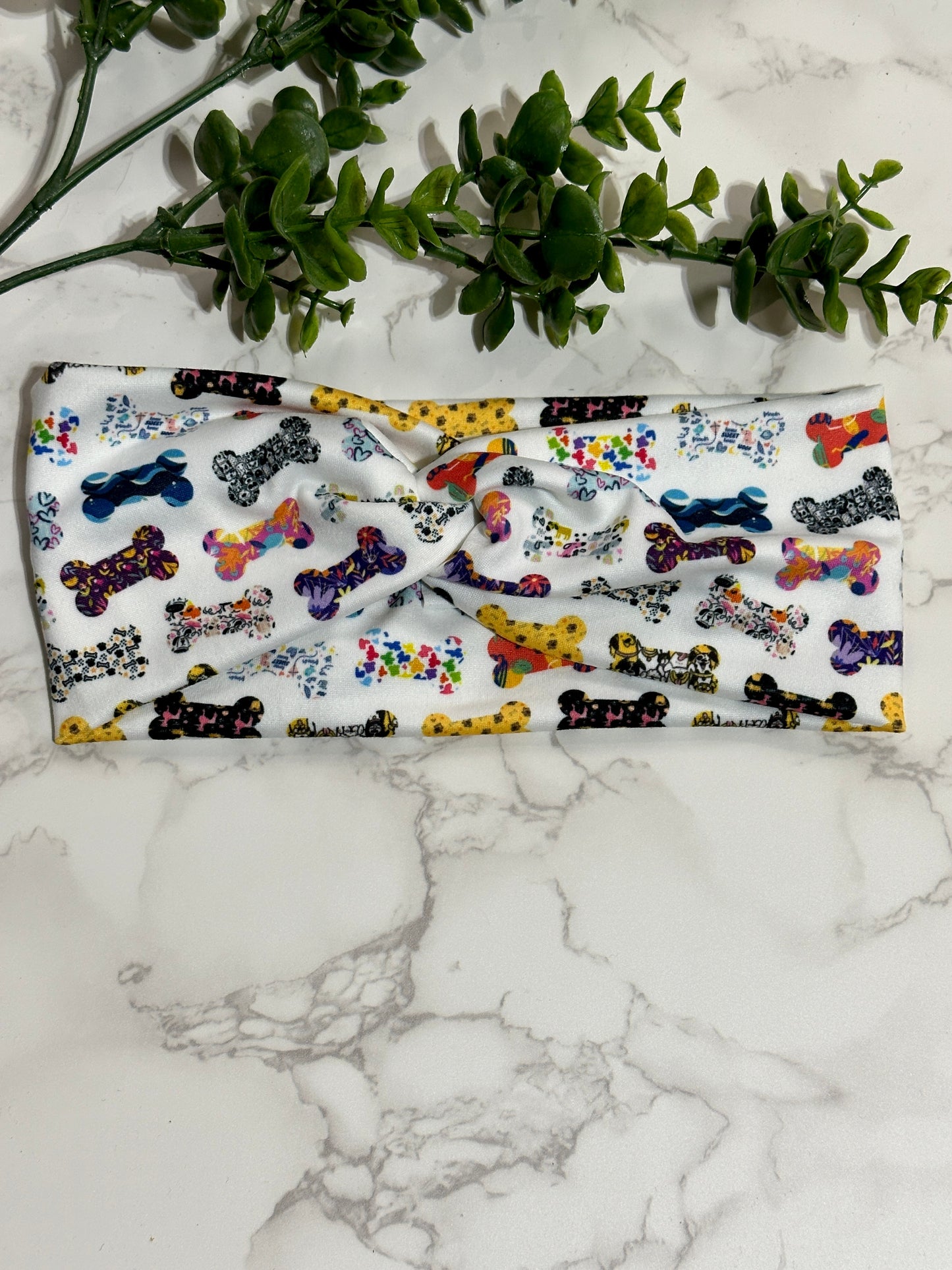 Dog Bones Twist Headband