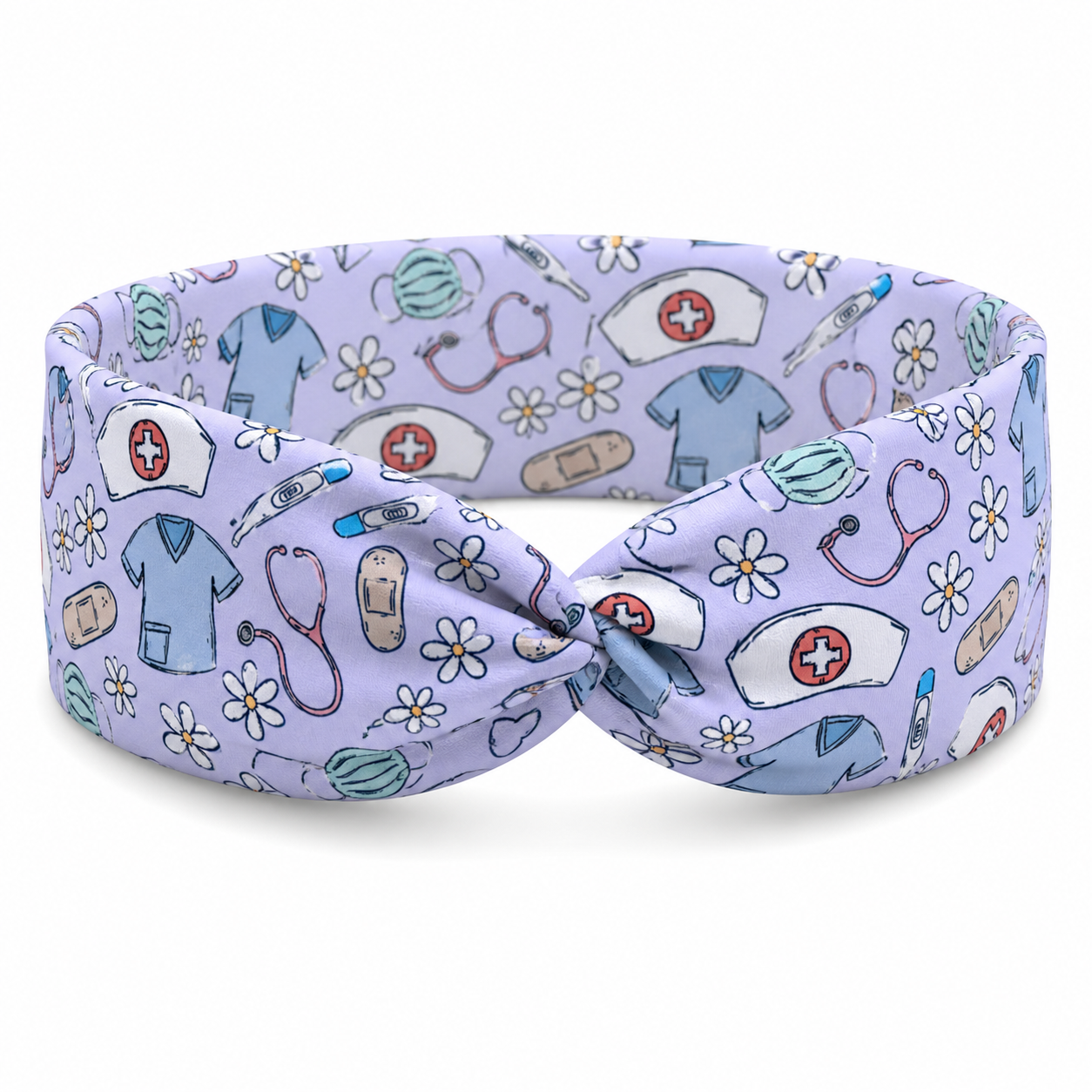 Lavender Healthcare Twist Headband
