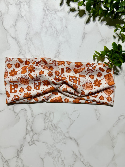Pumpkin Spice Twist Headband