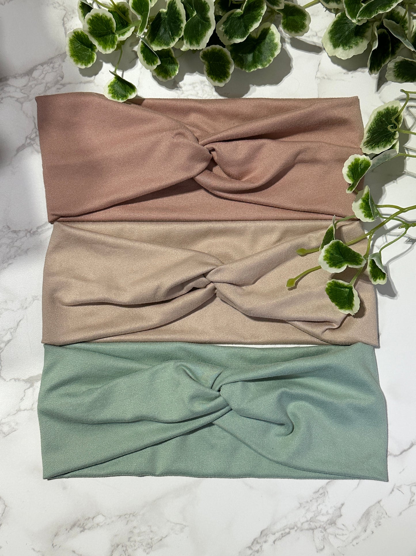 Solid Neutral Twist Headband -Multiple Colors
