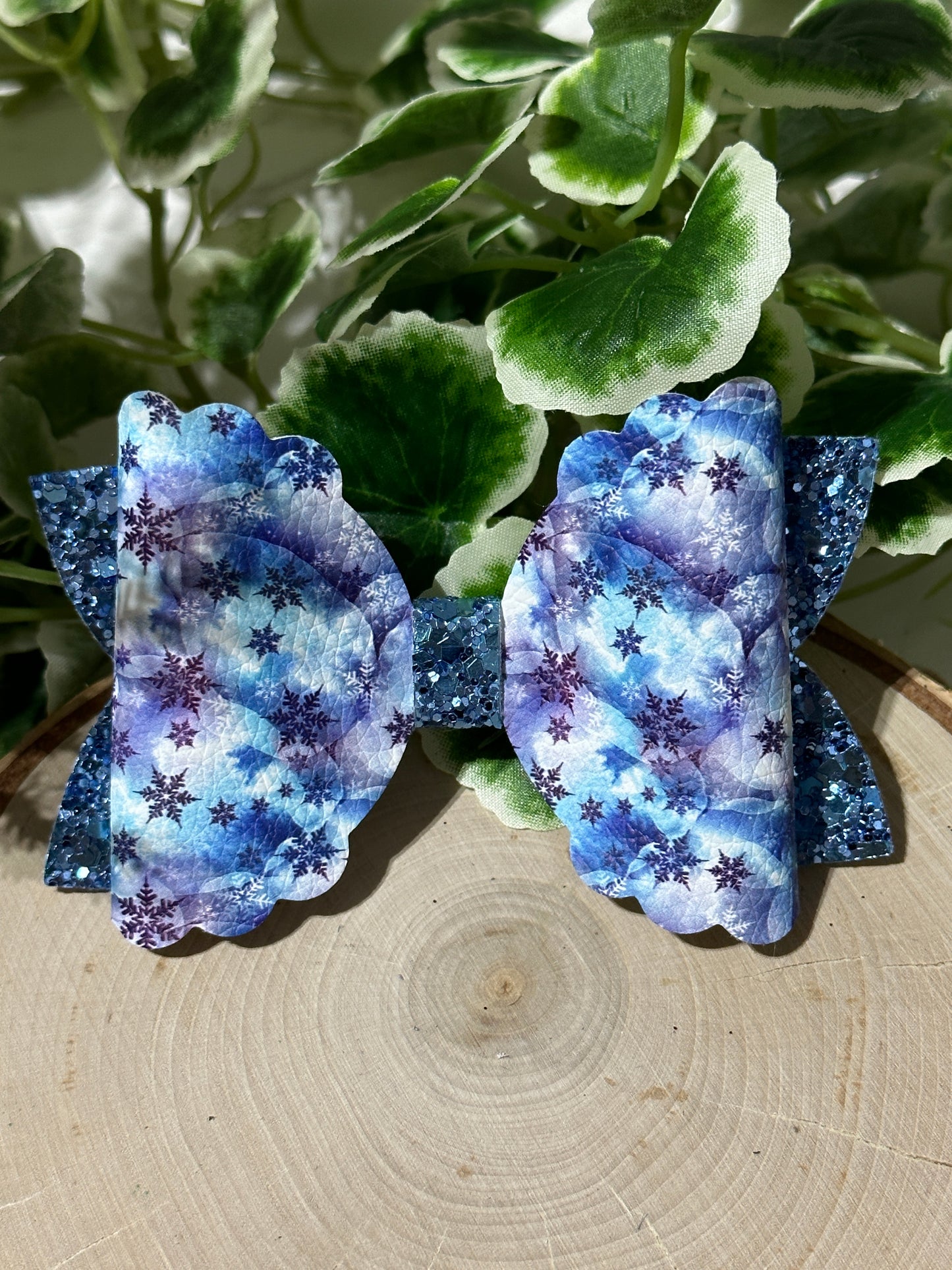 Snowflake bow - multiple colors