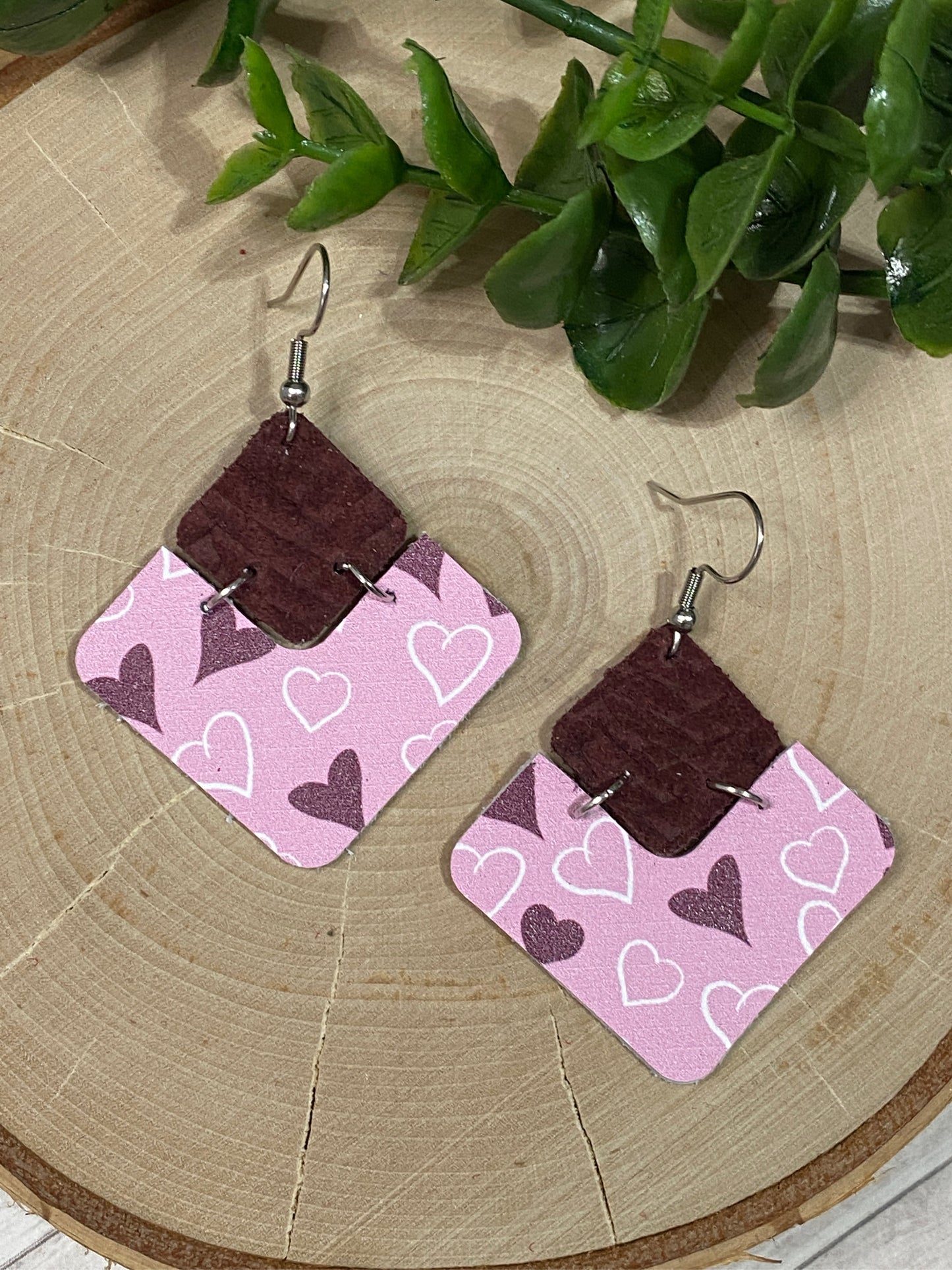 Chevron hearts