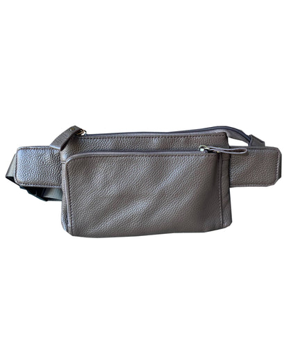 Genuine Leather Sling Belt Bag