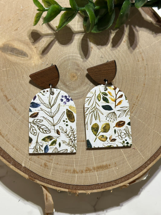 Fall Leaves Closed Arch Earrings