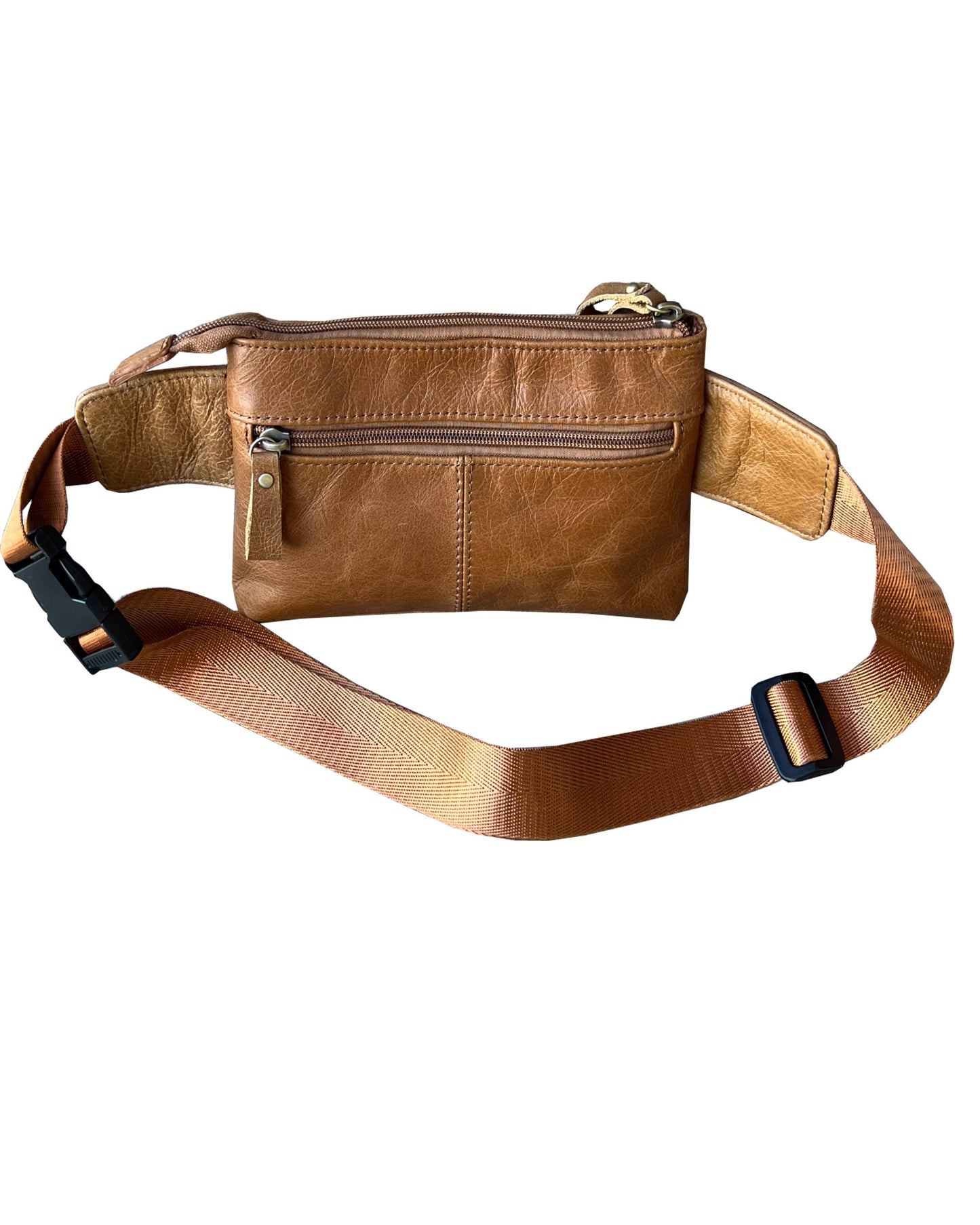 Genuine Leather Sling Belt Bag